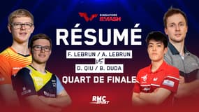 Résumé : la bête noire de Felix en face, les Lebrun ont-ils assuré leur place en demie ? (WTT Singapour Smash)