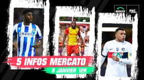 Football : Onana, Ali-Cho, Mbappé, les 5 infos mercato du 8 janvier 2024 à 12h