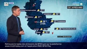 Météo: un samedi agréable, quelques nuages, jusqu'à 28°C à Lyon