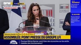 Clémence Guetté annonce que LFI n'a "pas abandonné le sujet de la destitution de M. Macron"