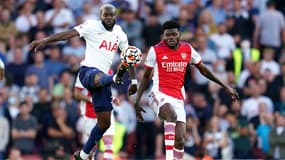 Tanguy Ndombele et Thomas Partey, à Londres le 26 septembre 2021
