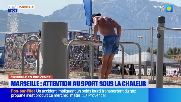Canicule en Provence: attention au sport sous la chaleur à Marseille