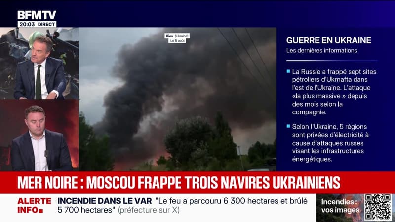 Ukraine : 102 cibles russes touchées en 48H - 07/08