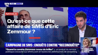 Qu'est-ce que cette affaire de SMS d'Éric Zemmour ? BFMTV répond à vos questions