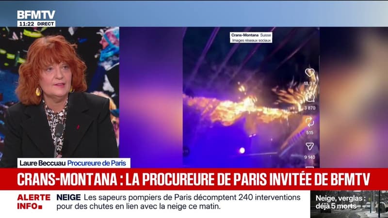 Crans-Montana: "Je veux essentiellement dire aux victimes, contactez-nous, on vous tend la main", affirme Laure Beccuau, procureure de la République de Paris