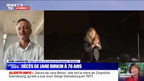Mort de Jane Birkin: "Je suis profondément attristé" confie l'adjoint au maire de Porspoder (Finistère) en charge de la culture à l'annonce de la mort de son amie
