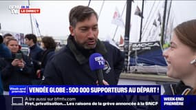 Vendée Globe: "On a des conditions idylliques", déclare Louis Duc, à H-4 avant le départ