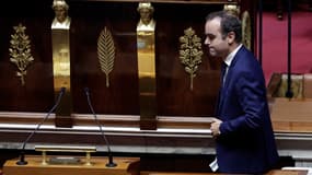 Le Premier ministre Sébastien Lecornu à l'Assemblée nationale le 16 octobre 2025 