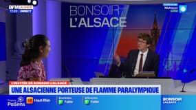 Mireille Loeffler, membre de l'équipe de cécifoot de Schiltigheim, va porter la flamme paralympique