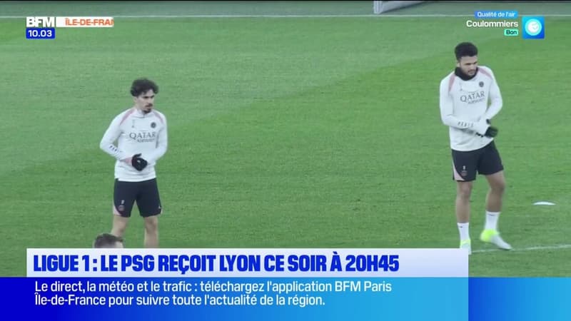 Ligue 1: le PSG se prépare à un choc accroché contre Lyon