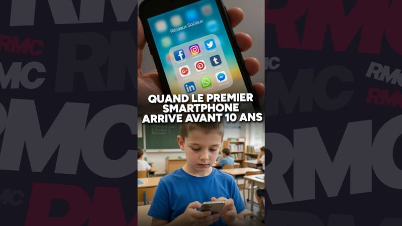 Téléphones : plus de la moitié des 8-10 ans possède un