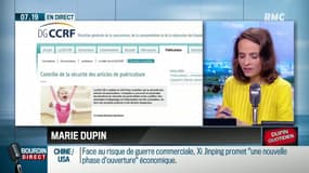 "Dupin quotidien": articles de puériculture, attention danger!