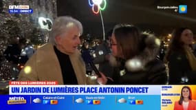 Fête des Lumières 2025 : un jardin de lumières Place Antonin Poncet