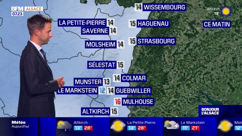Météo Alsace: un temps sec et lumineux, jusqu'à 27°C attendus à Haguenau et 29°C à Mulhouse