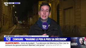 Motion de censure contre le gouvernement Barnier: Marine Le Pen "a pris sa décision"