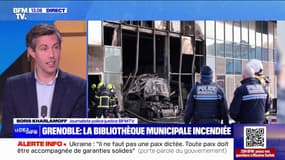 Grenoble: un véhicule incendié fonce dans une bibliothèque municipale cette nuit, le bâtiment détruit par les flammes