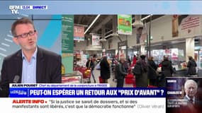 Inflation: "On a des signes avant-coureurs de ralentissement de certains prix", estime Julien Pouget chef du département de la conjoncture à l'Insee