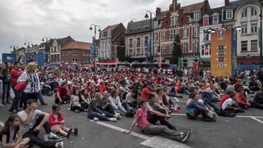 La fan zone de Lens.