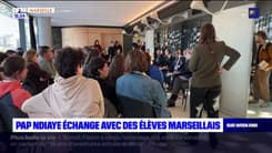 Marseille: Pap Ndiaye rencontre des jeunes au Mucem