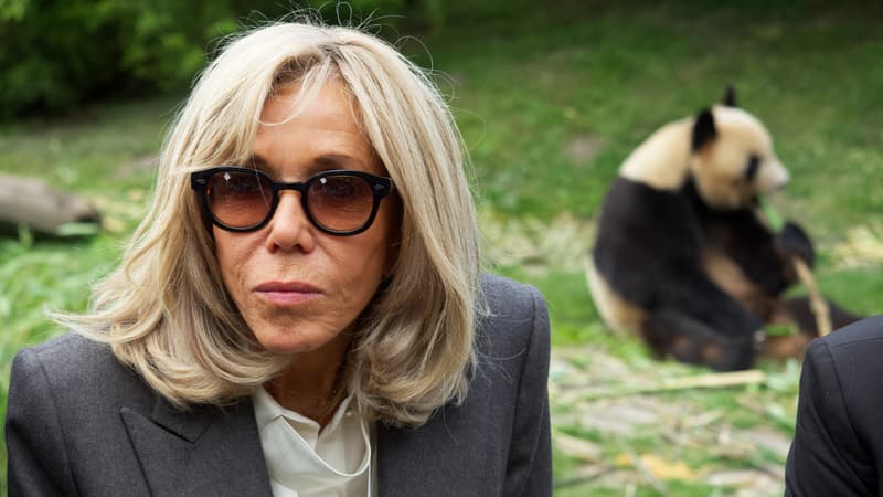 Brigitte Macron au zoo de Beauval le 17 mai 2023