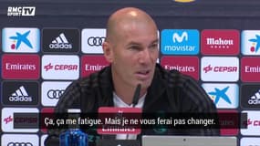 Real : "C'est facile pour vous de dire que tout va mal", Zidane fait la morale aux journalistes