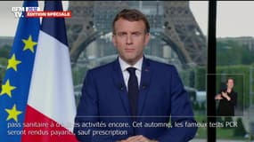 "Cet automne, les tests PCR seront rendus payants sauf prescription médicale", annonce Emmanuel Macron