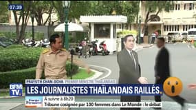 Le Premier ministre thaïlandais se fait remplacer par son double en carton lors d'une conférence de presse