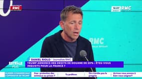 Droits de douane : "Je suis pressé de voir la réaction de tout ceux qui ont trouvé ça formidable que Trump soit élu", déclare Daniel Riolo 