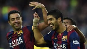 Luis Suarez et Xavi