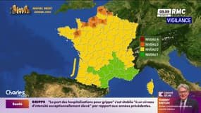 Météo: un temps contrasté sur la France avec deux départements en vigilance neige et cinq départements en vigilance crue