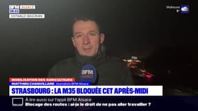 Colère des agriculteurs: la M35 bloquée à Strasbourg ce mardi après-midi