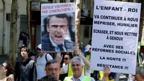 Des gilets jaunes mobilisé le 1er juin 2019 à Paris