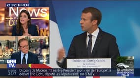 Emmanuel Macron se pose en leader de l'Europe