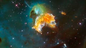 Restes d'une explosion de supernovae.