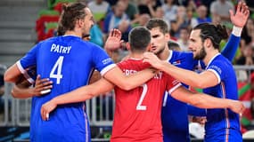 L'équipe de France masculine de volley, à Ljubljana (Slovénie) le 26 août 2022