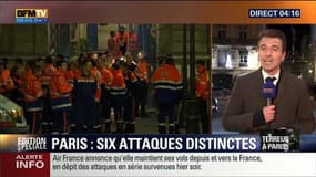 Attentats à Paris: les attaques ont eu lieu sur six sites différents