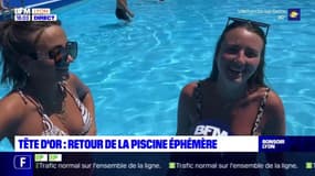 Le retour de la piscine éphémère au parc de la Tête d'Or 