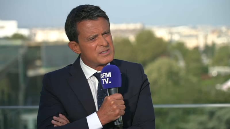 Manuel Valls au micro de BFMTV 1124348