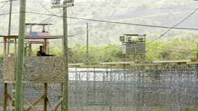 La prison de Guantanamo, le 17 janvier 2002 à Cuba. (Photo d'archive)