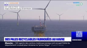 Au Havre, une société fabrique des pâles d'éoliennes recyclables