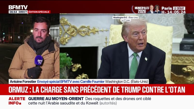 Guerre au Moyen-Orient: Donald Trump affirme n'avoir "plus besoin d'aide" de la part des alliés américains pour rouvrir le détroit d'Ormuz