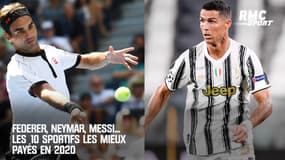 Federer, Neymar, Messi... Les 10 sportifs les mieux payés en 2020
