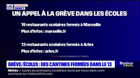 Marseille et Arles: plus de 30 restaurants scolaires fermés en lien avec un appel à la grève