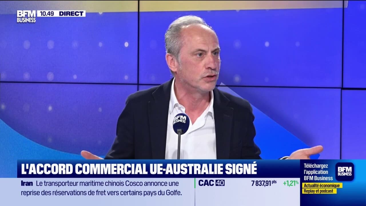 L'accord commercial UE-Australie signé : "C'est toujours positif, même si ce n'est pas majeur"