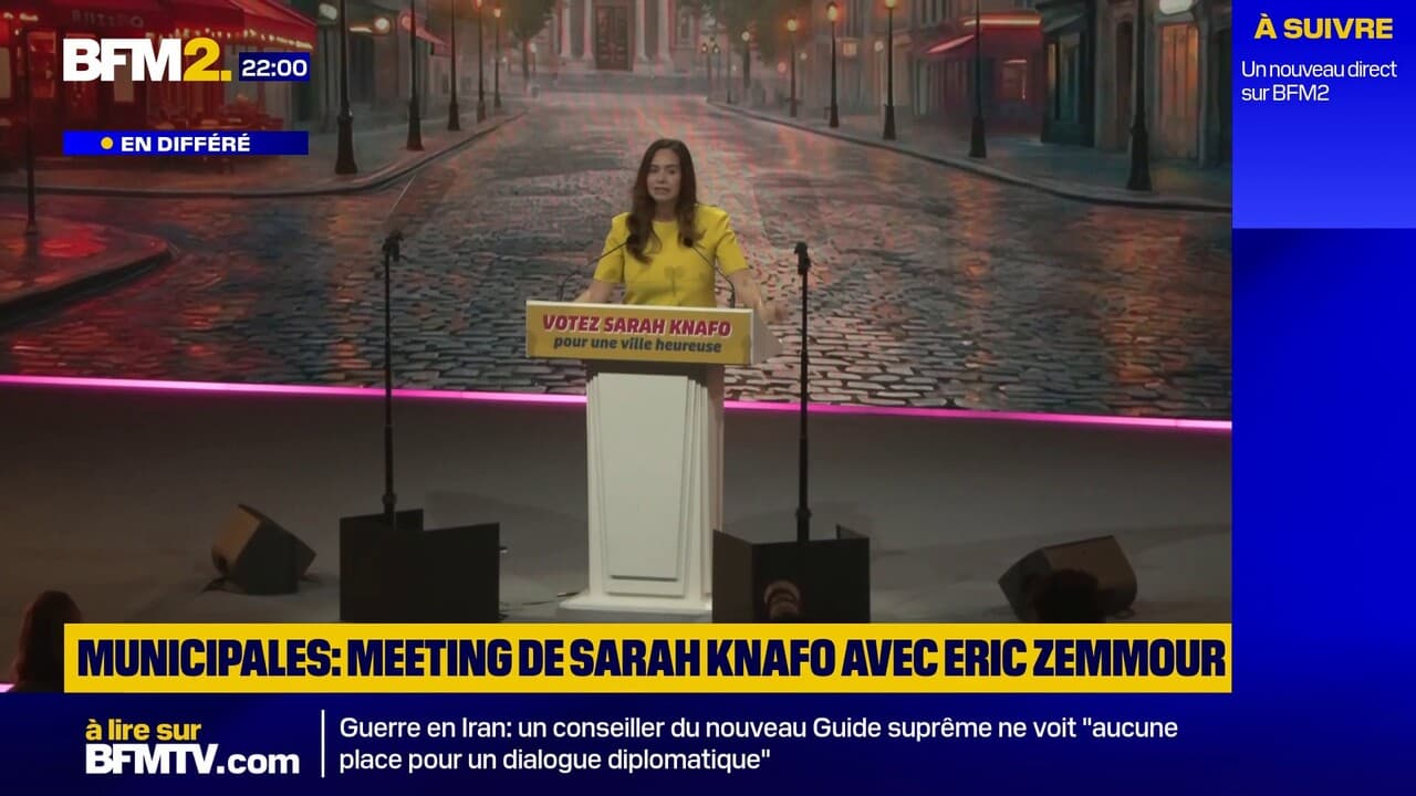 "Rachida Dati, même seule contre Emmanuel Grégoire, perd aujourd’hui", estime Sarah Knafo Kép