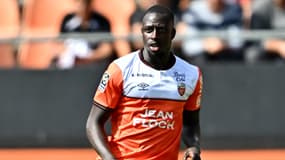 Benjamin Mendy lors de Lorient-Monaco, le 17 septembre 2023.