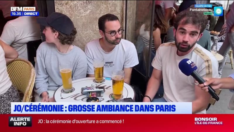 Cérémonie des Jeux: grosse ambiance à Paris dans les bars 