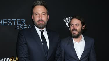 Ben Affleck et son frère Casey Affleck aux Golden Globes, le 9 janvier 2017