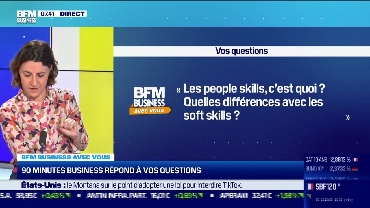 BFM Business Avec Vous Les People Skills C Est Quoi 14 04