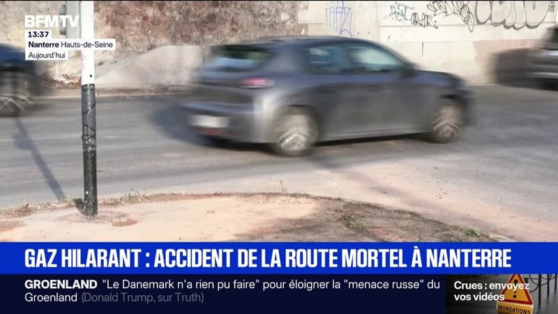 Conducteur sous protoxyde d'azote, véhicule qui s'embrase... Ce que l'on sait de l'accident mortel à Nanterre
